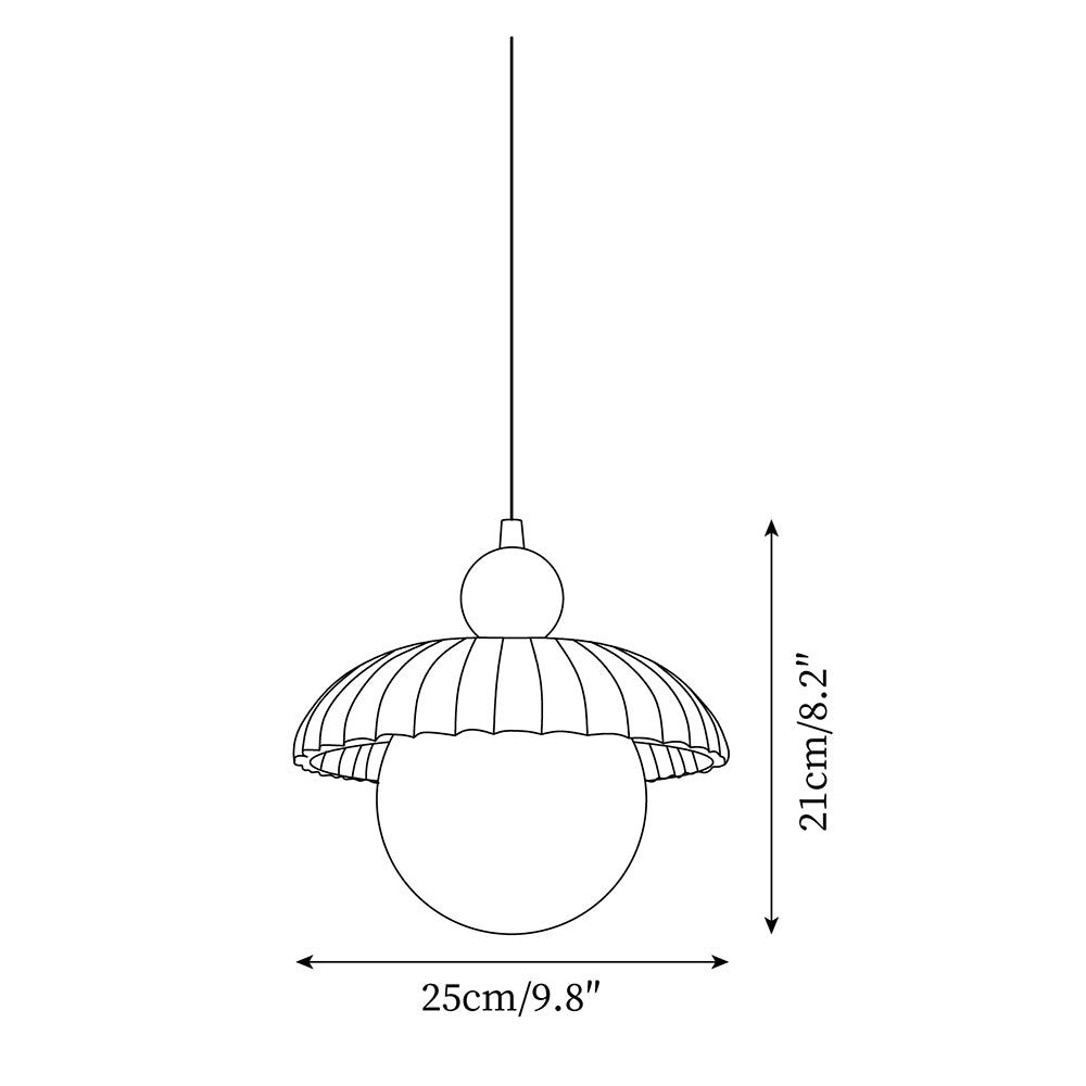 Savenelyn Glass Pendant Light-Moonnatur
