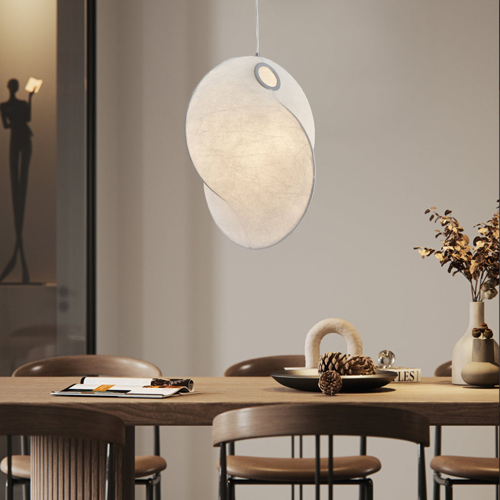 Ulenenna Silk Pendant Light-Moonnatur