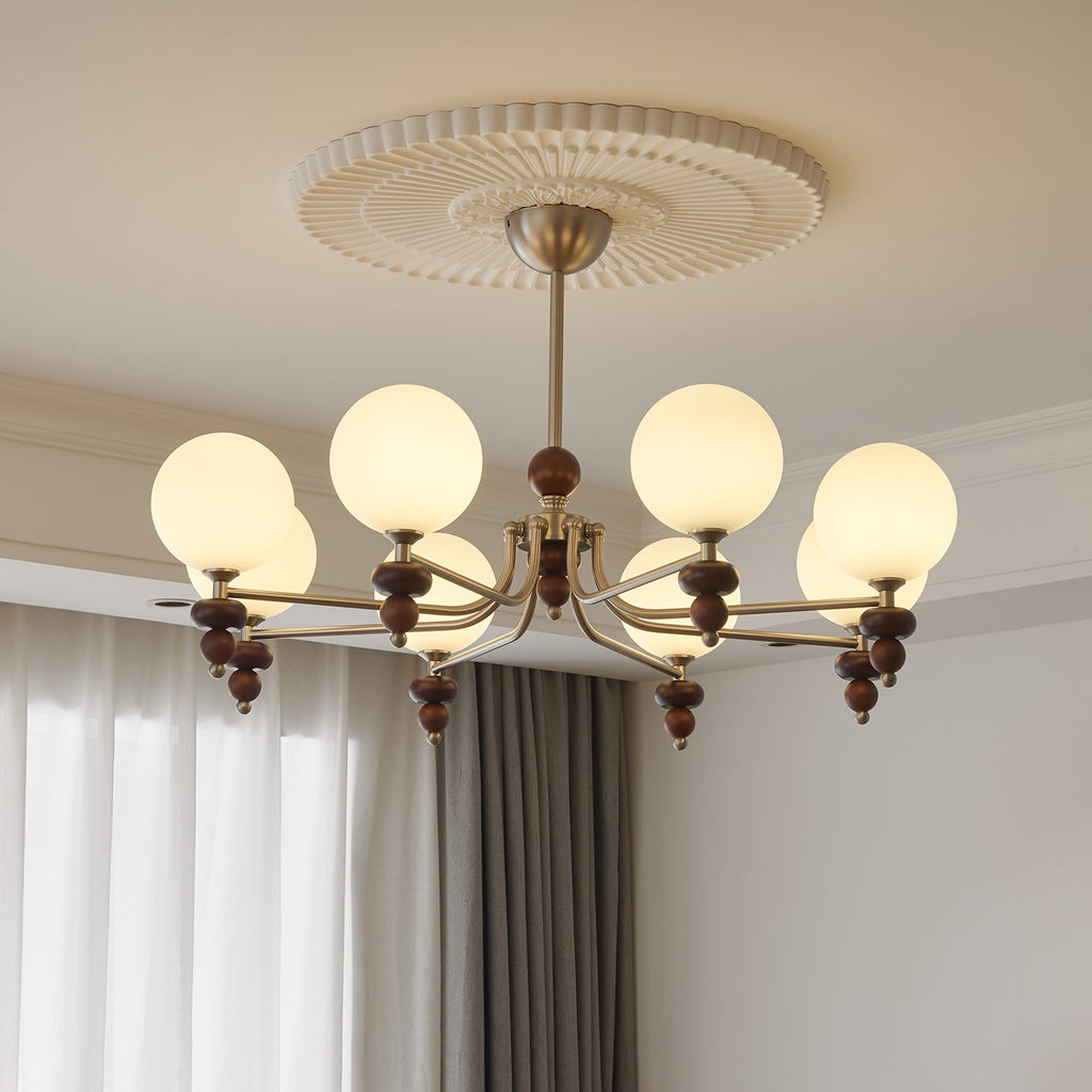 Jarvenella Glass Chandelier-Moonnatur