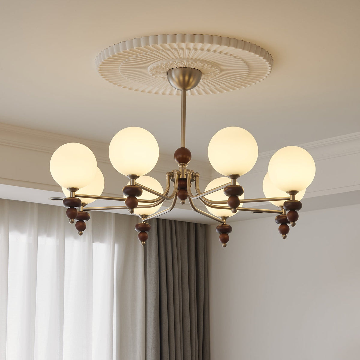 Jarvenella Glass Chandelier-Moonnatur