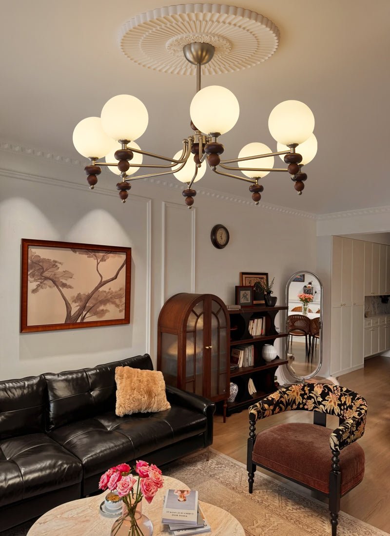 Jarvenella Glass Chandelier-Moonnatur