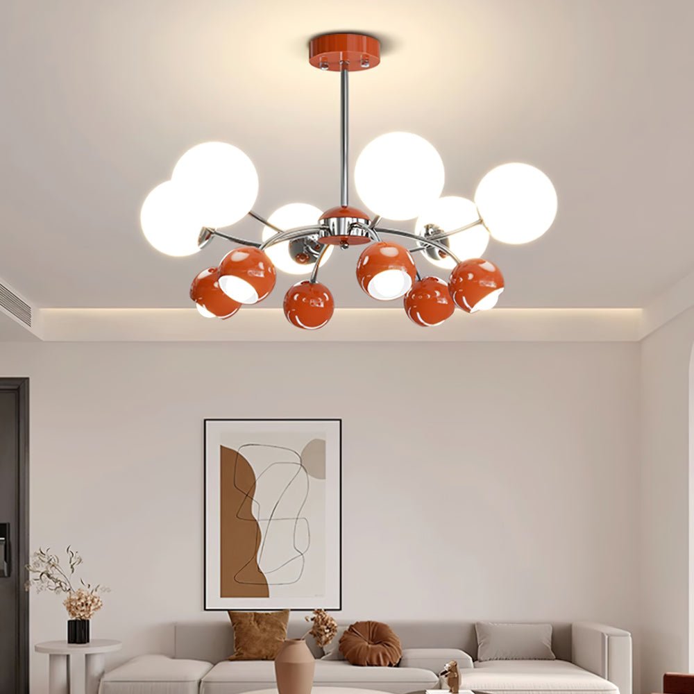 Idriselle Glass Chandelier-Moonnatur