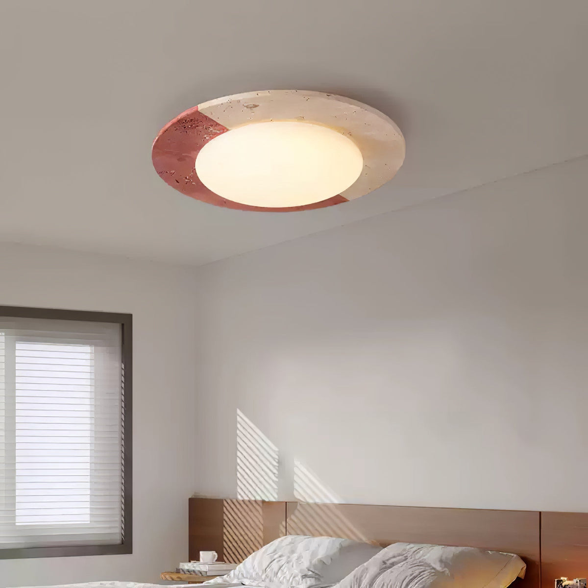 Faldenlyn Travertine Ceiling Light-Moonnatur