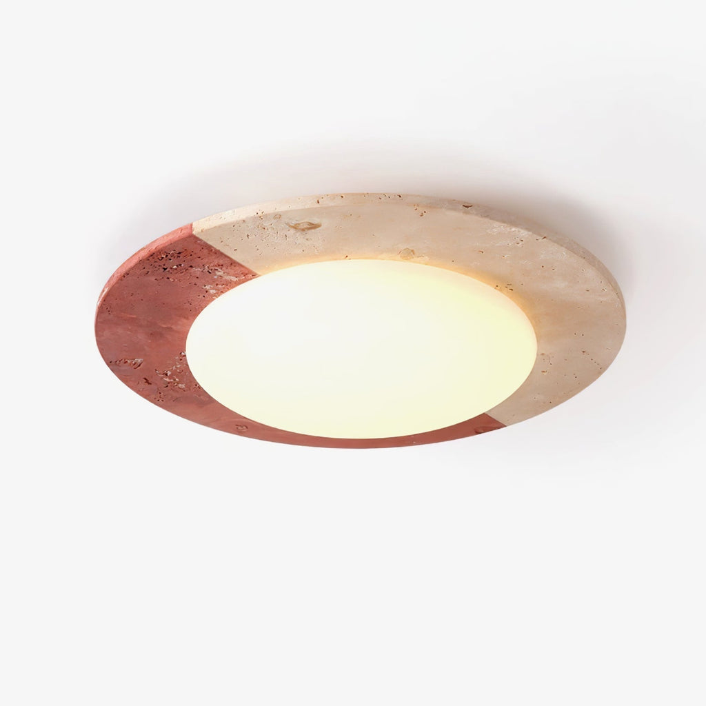 Faldenlyn Travertine Ceiling Light-Moonnatur