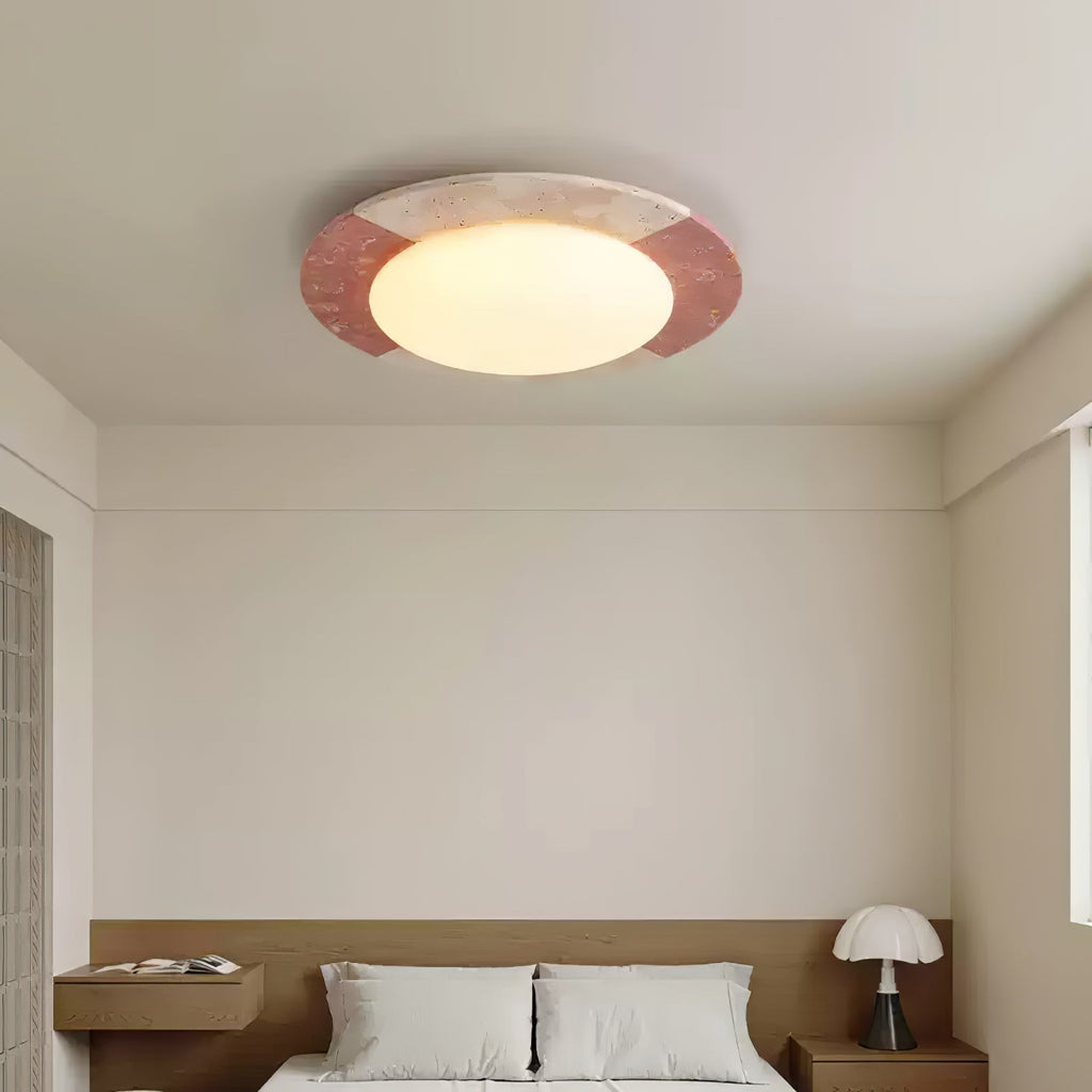 Faldenlyn Travertine Ceiling Light-Moonnatur