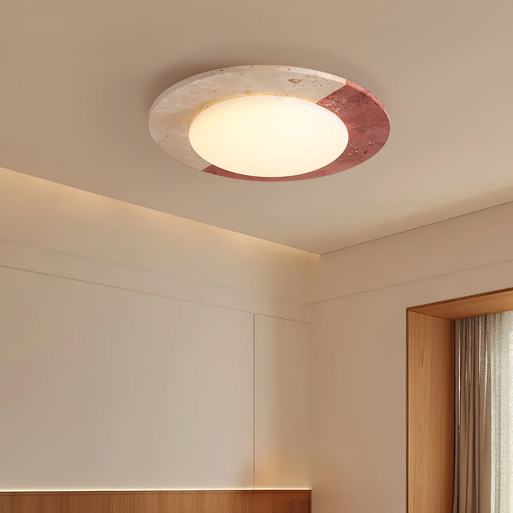 Faldenlyn Travertine Ceiling Light-Moonnatur