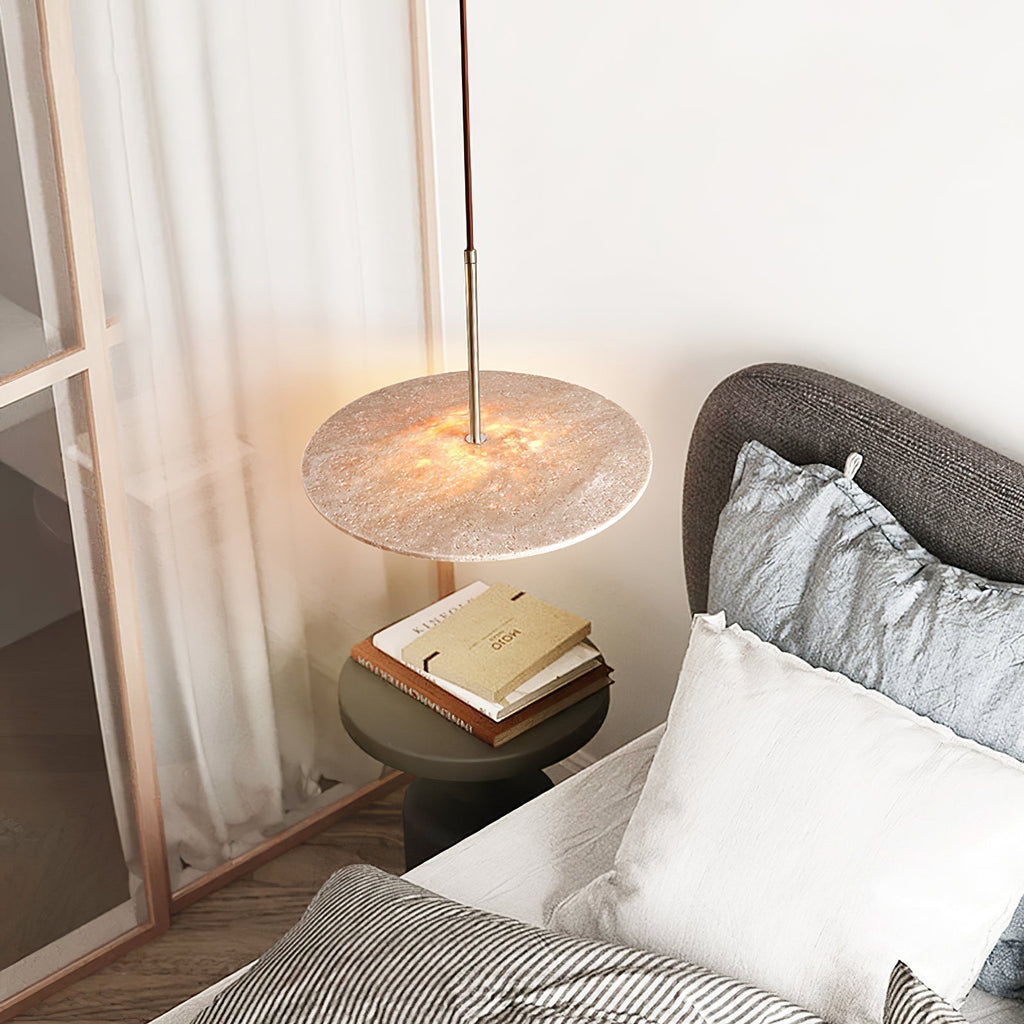 Whitenwick Travertine Pendant Light-Moonnatur