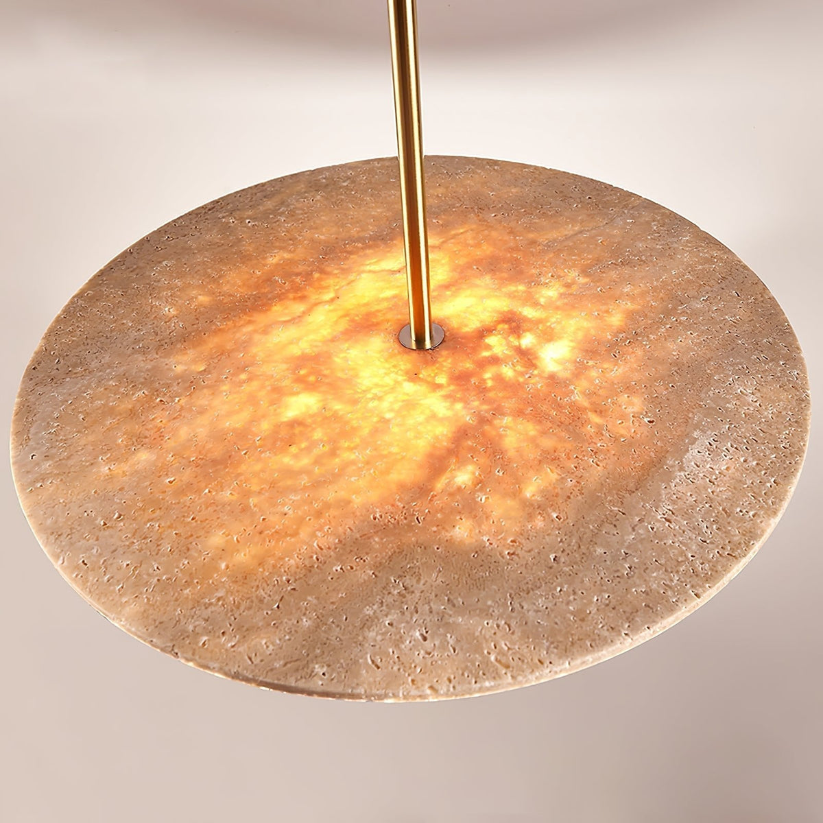 Whitenwick Travertine Pendant Light-Moonnatur