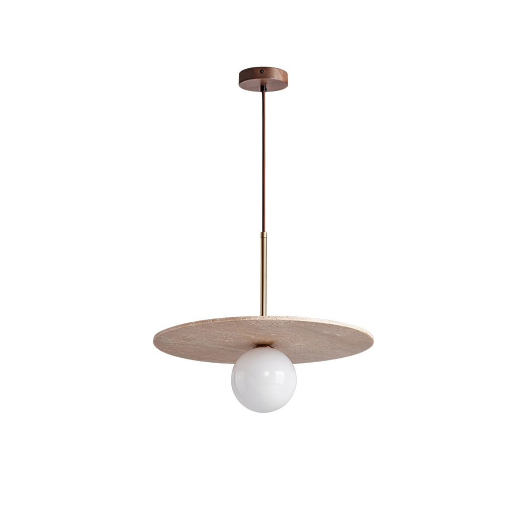 Whitenwick Travertine Pendant Light-Moonnatur