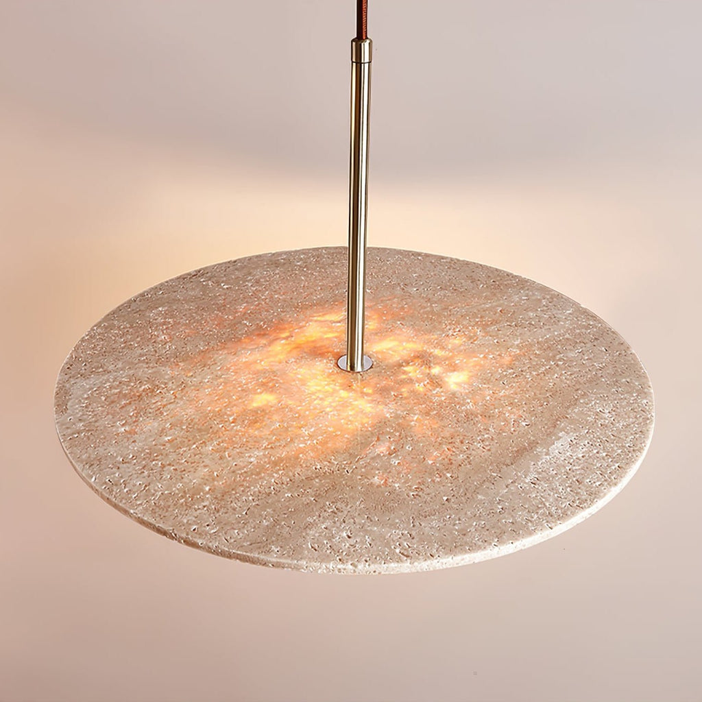 Whitenwick Travertine Pendant Light-Moonnatur