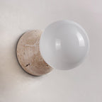Ainsmoss Travertine Wall Light-Moonnatur