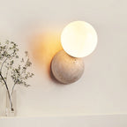 Ainsmoss Travertine Wall Light-Moonnatur