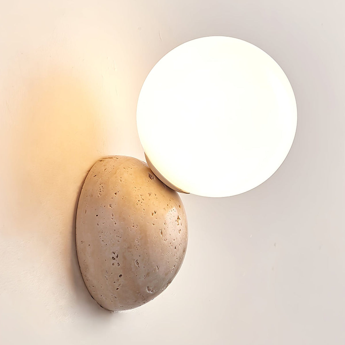 Ainsmoss Travertine Wall Light-Moonnatur