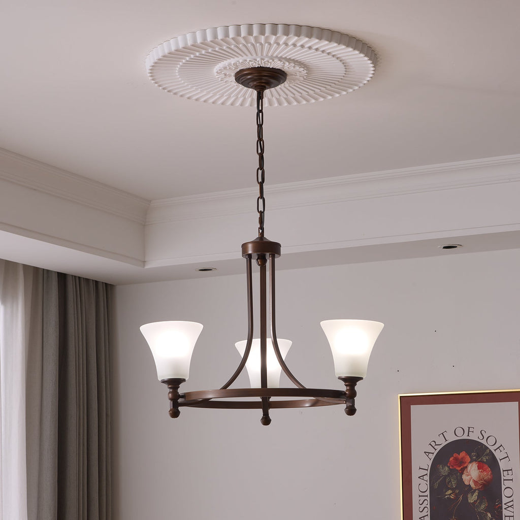 Serenlyn Glass Chandelier-Moonnatur