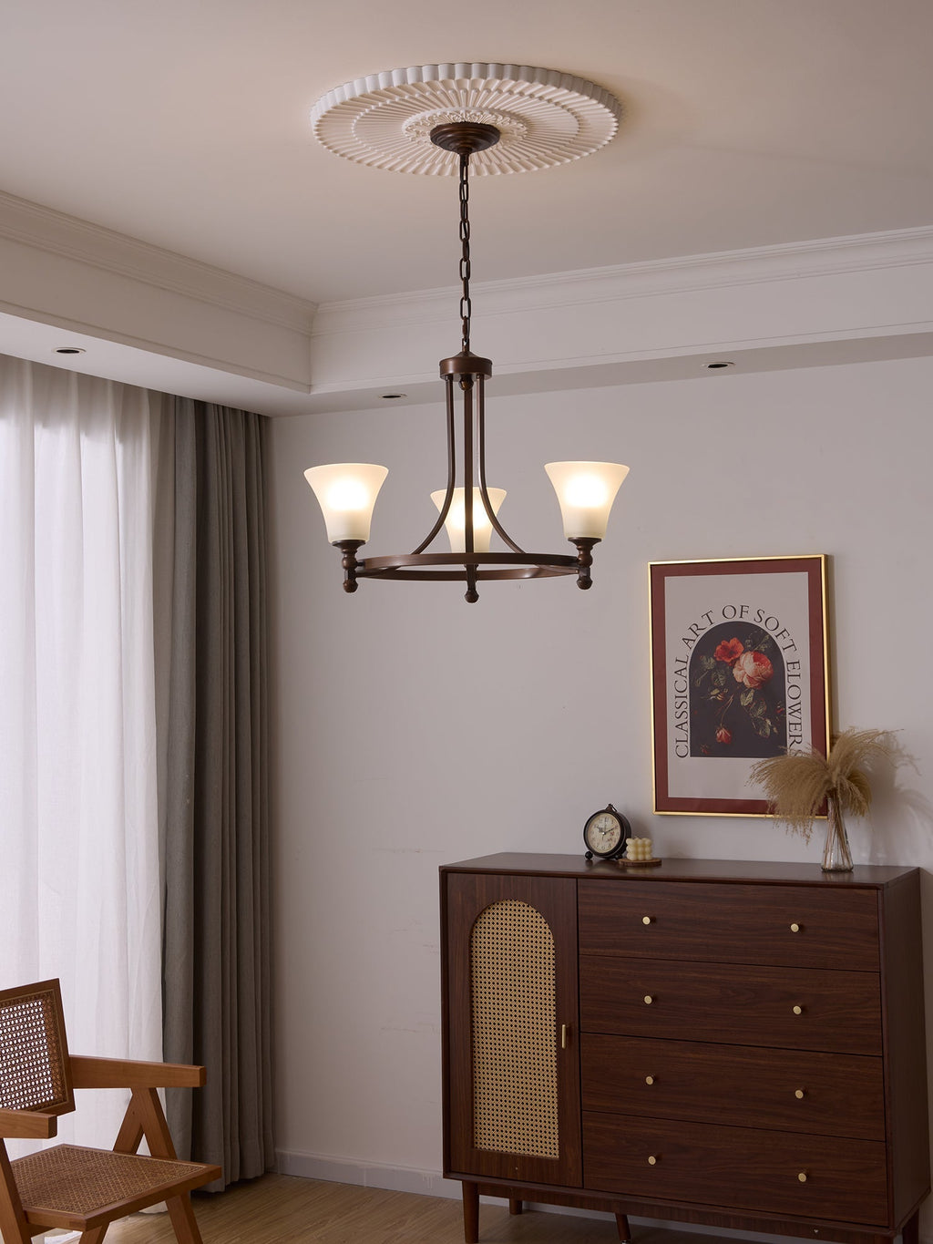 Serenlyn Glass Chandelier-Moonnatur