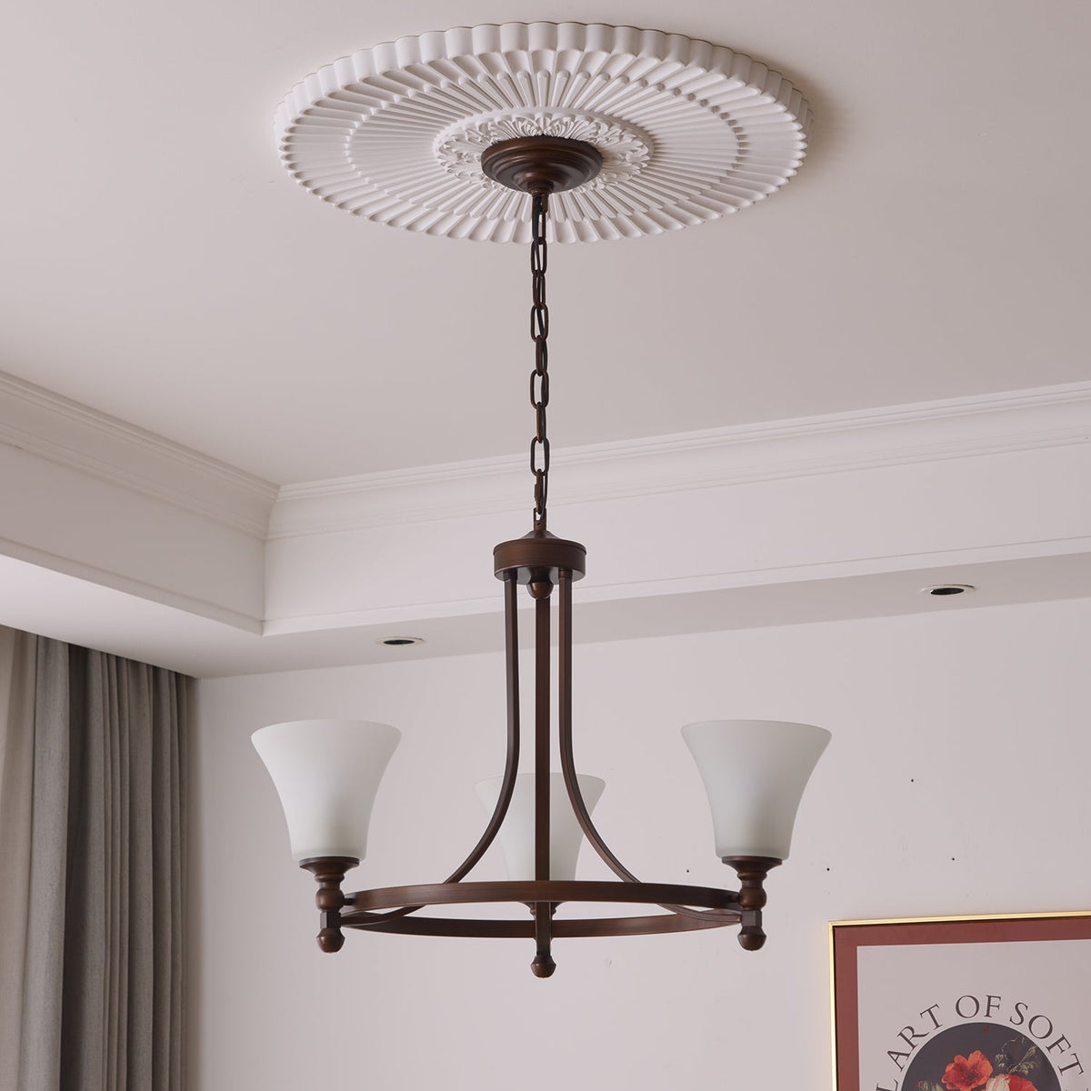 Serenlyn Glass Chandelier-Moonnatur