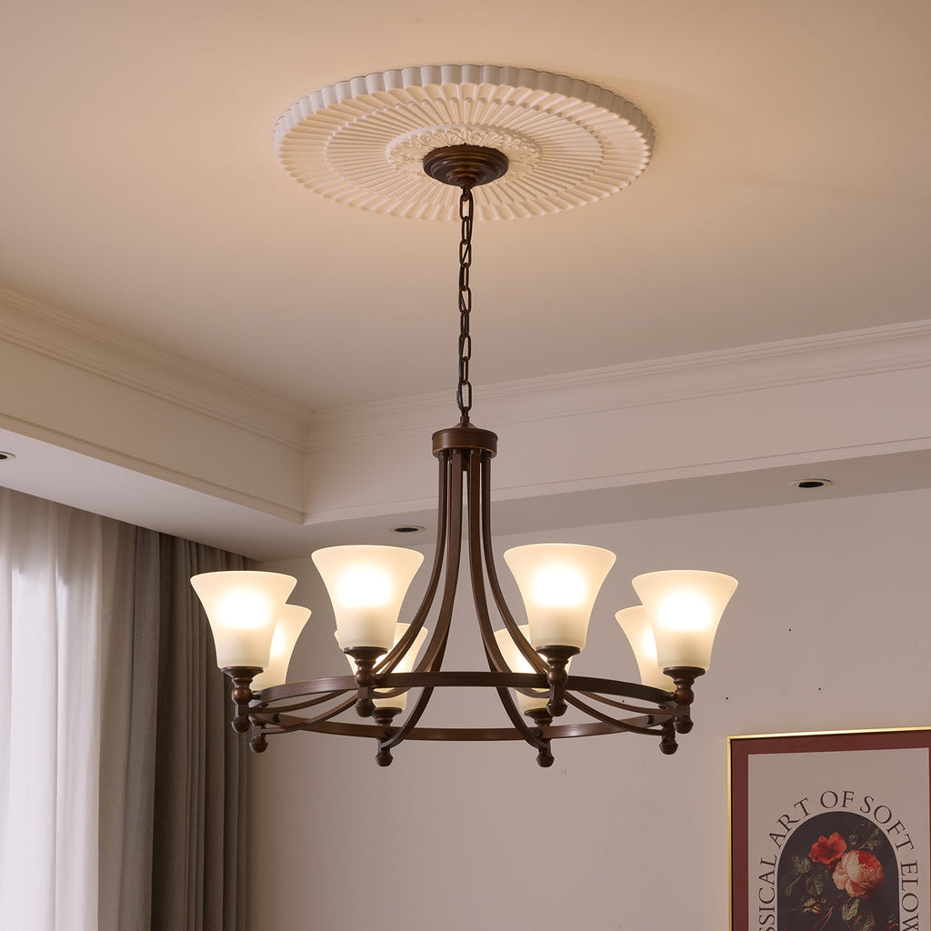 Serenlyn Glass Chandelier-Moonnatur