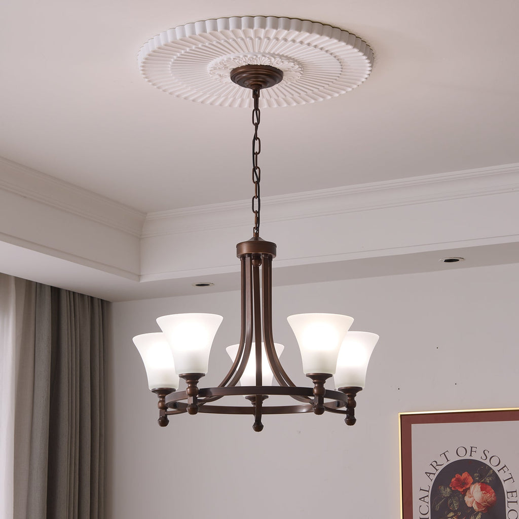 Serenlyn Glass Chandelier-Moonnatur