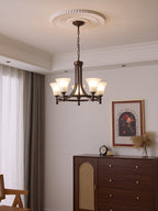 Serenlyn Glass Chandelier-Moonnatur