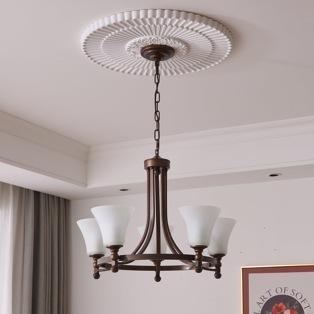 Serenlyn Glass Chandelier-Moonnatur