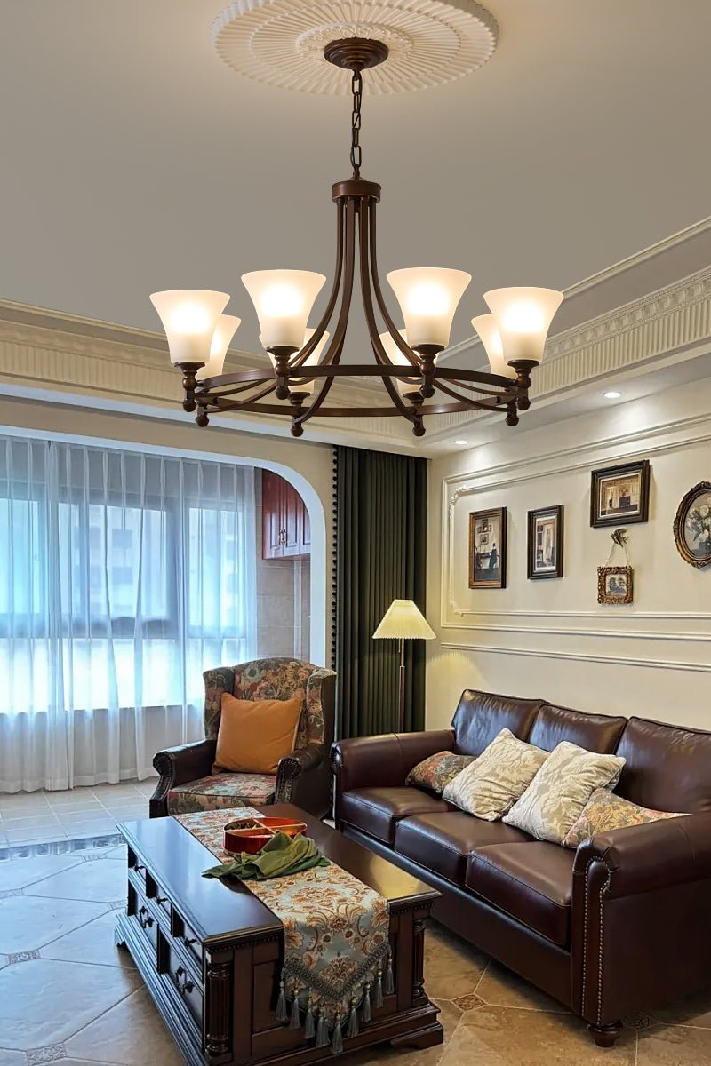 Serenlyn Glass Chandelier-Moonnatur