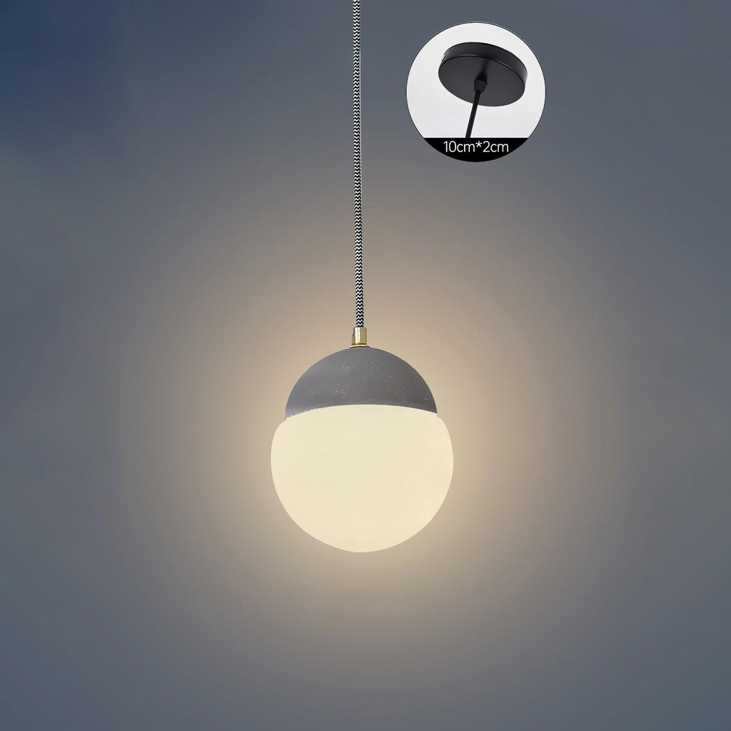 Lathencove Cement Pendant Light-Moonnatur