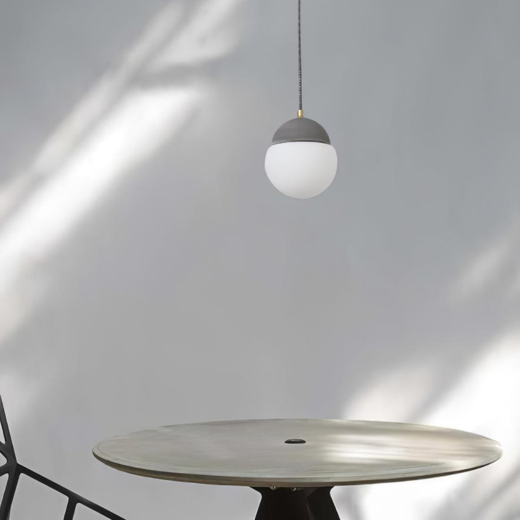 Lathencove Cement Pendant Light-Moonnatur