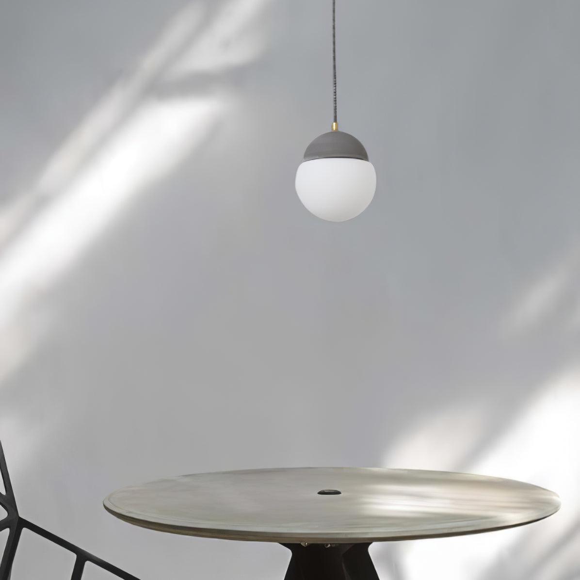 Lathencove Cement Pendant Light-Moonnatur