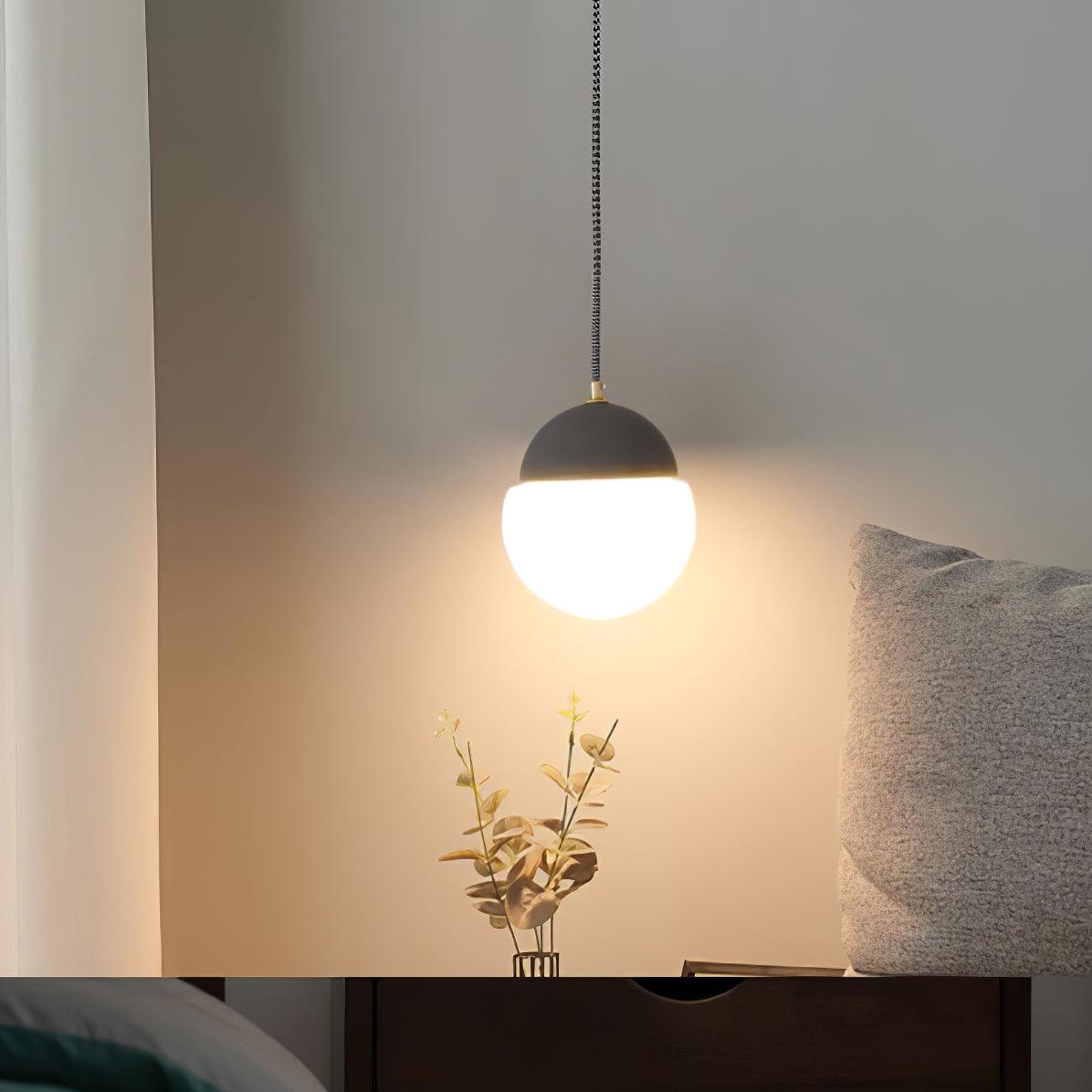 Lathencove Cement Pendant Light-Moonnatur