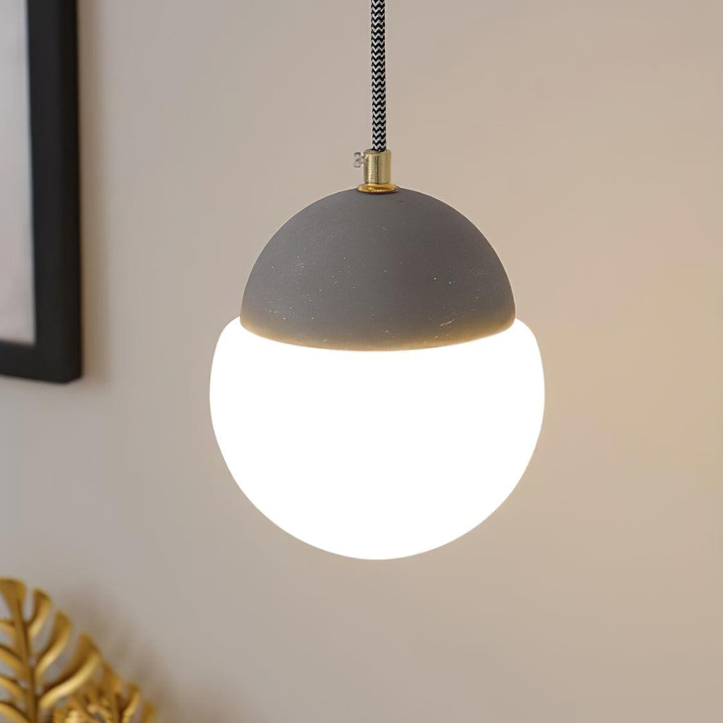 Lathencove Cement Pendant Light-Moonnatur