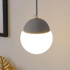 Lathencove Cement Pendant Light-Moonnatur