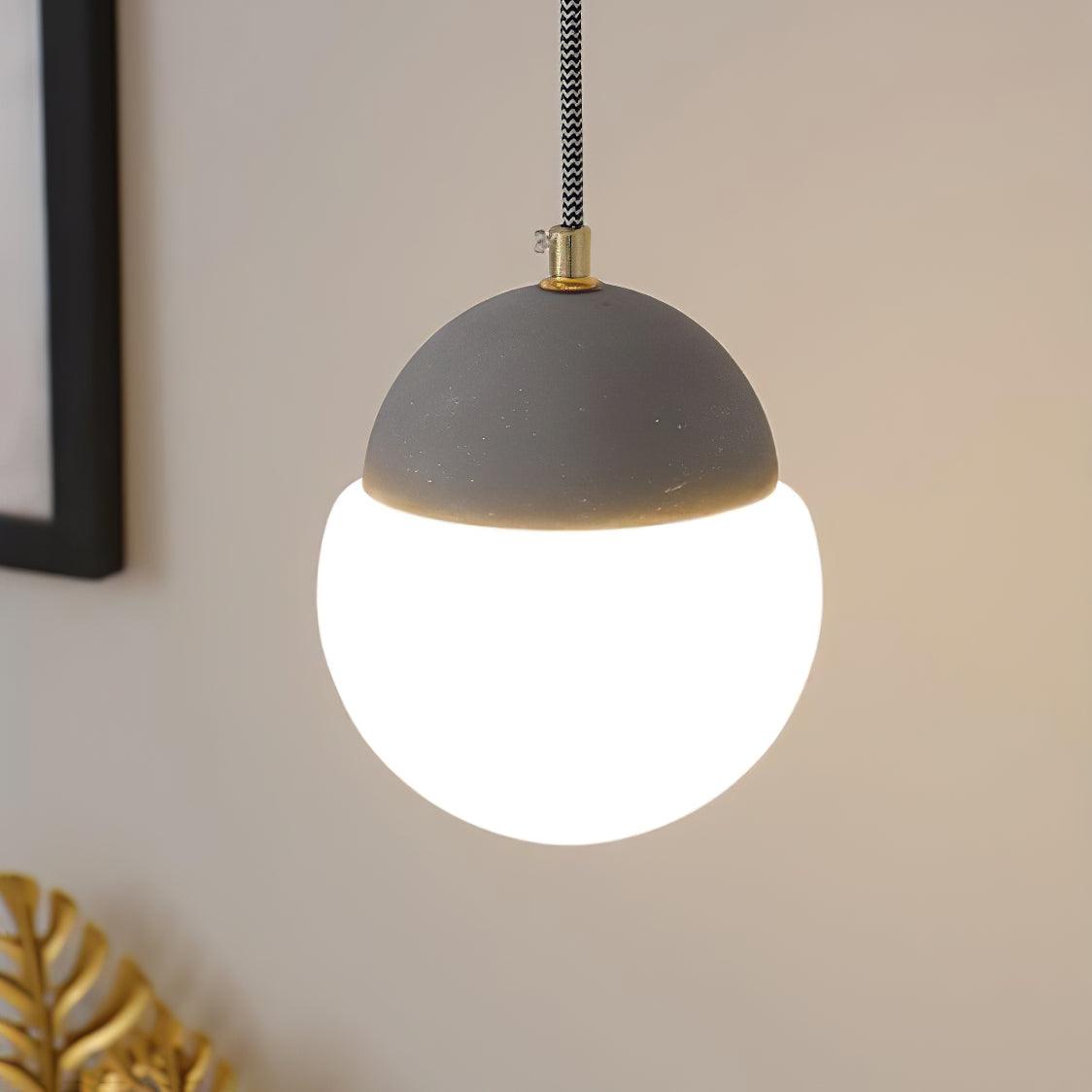Lathencove Cement Pendant Light-Moonnatur