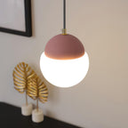 Lathencove Cement Pendant Light-Moonnatur