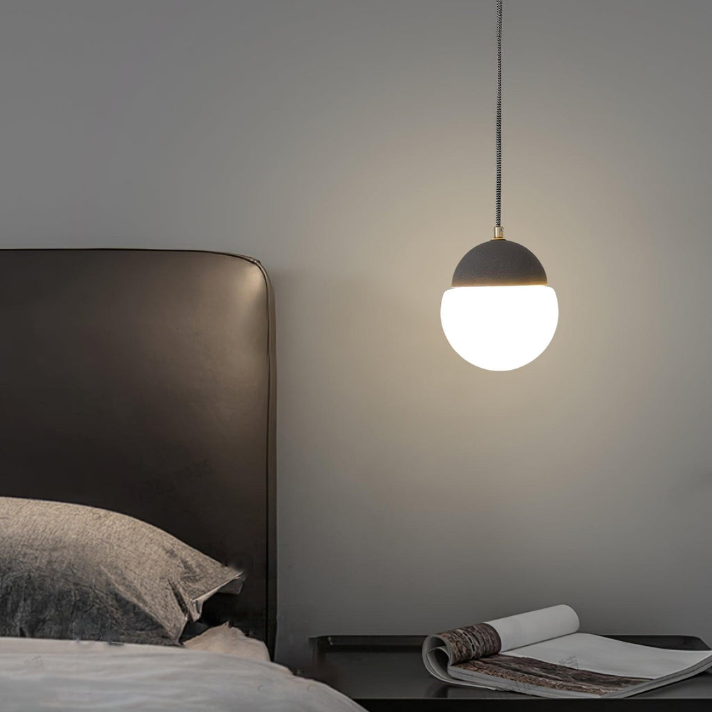 Lathencove Cement Pendant Light-Moonnatur