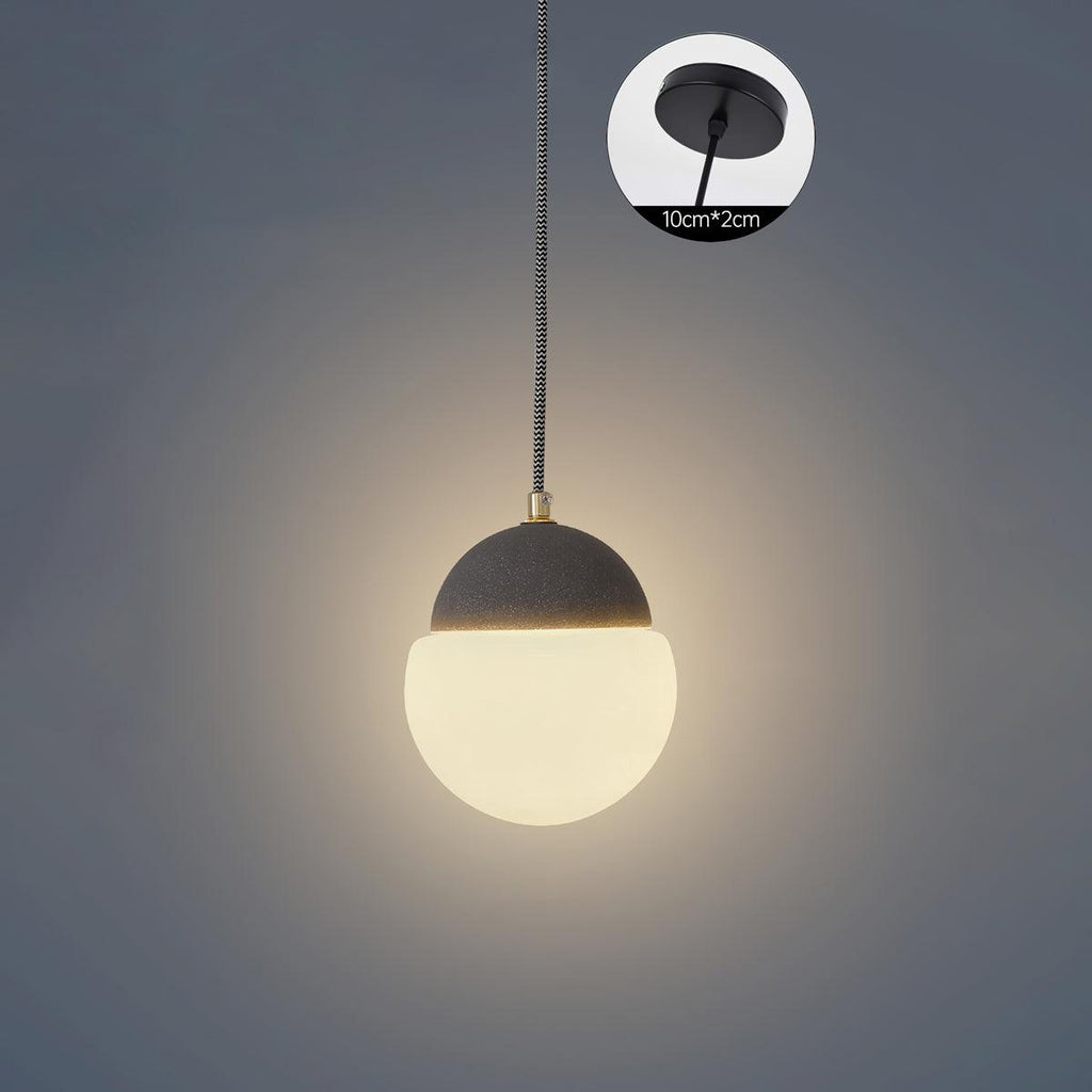 Lathencove Cement Pendant Light-Moonnatur
