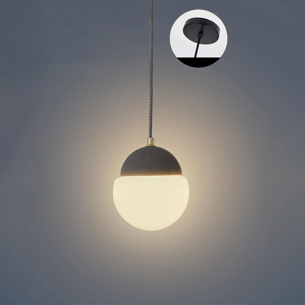 Lathencove Cement Pendant Light-Moonnatur