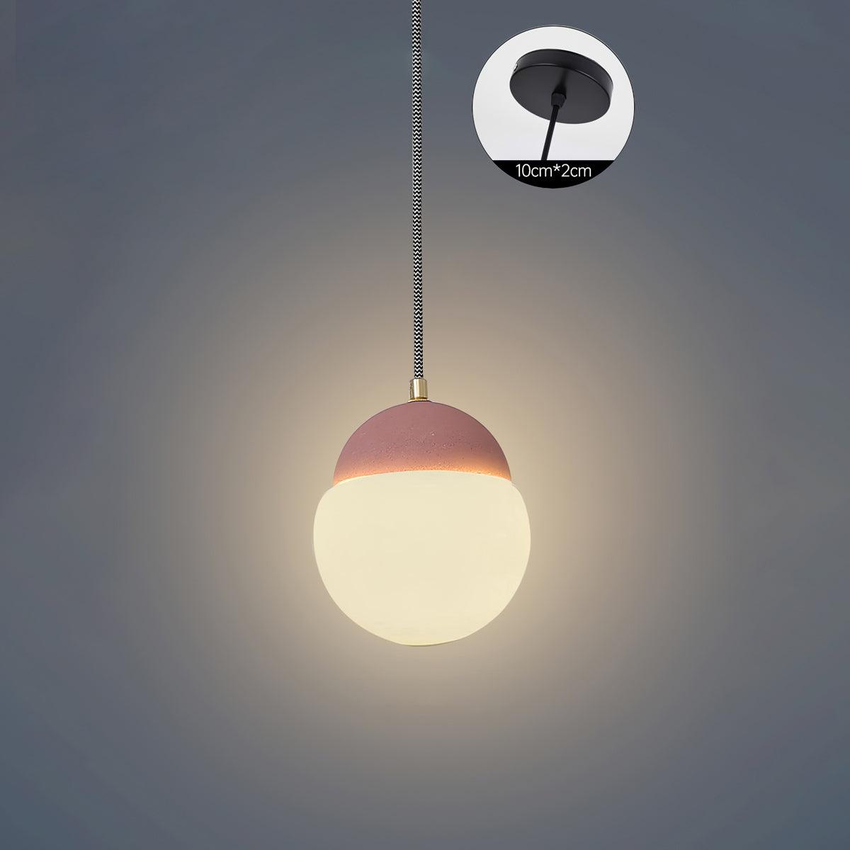 Lathencove Cement Pendant Light-Moonnatur