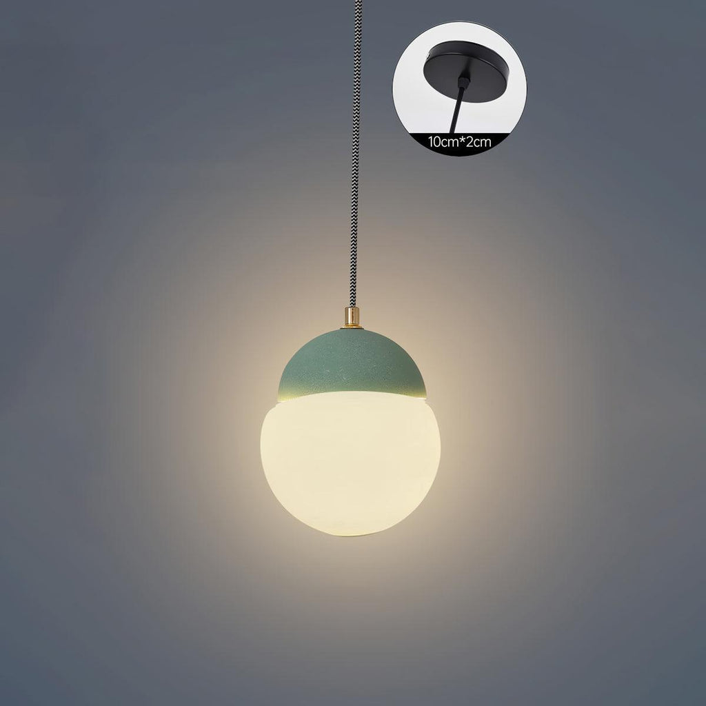 Lathencove Cement Pendant Light-Moonnatur