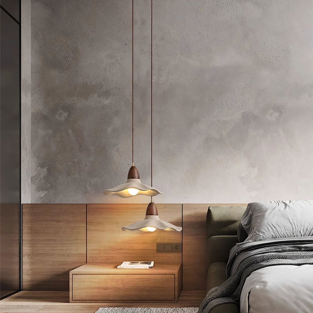 Ythelia Cement Pendant Light-Moonnatur