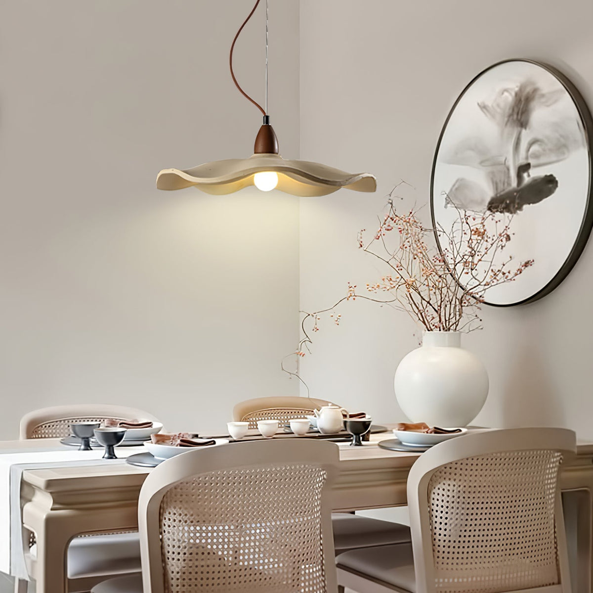 Ythelia Cement Pendant Light-Moonnatur