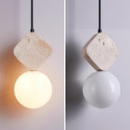 Yardenash Travertine Pendant Light-Moonnatur