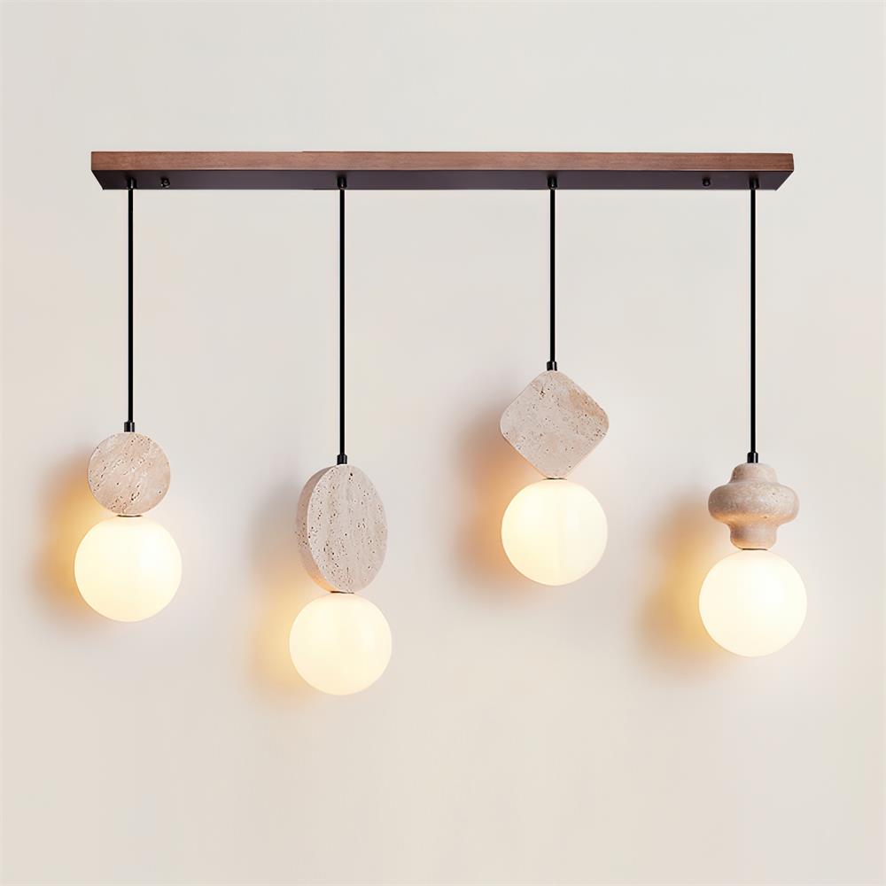Yardenash Travertine Pendant Light-Moonnatur