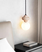 Yardenash Travertine Pendant Light-Moonnatur