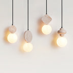 Yardenash Travertine Pendant Light-Moonnatur