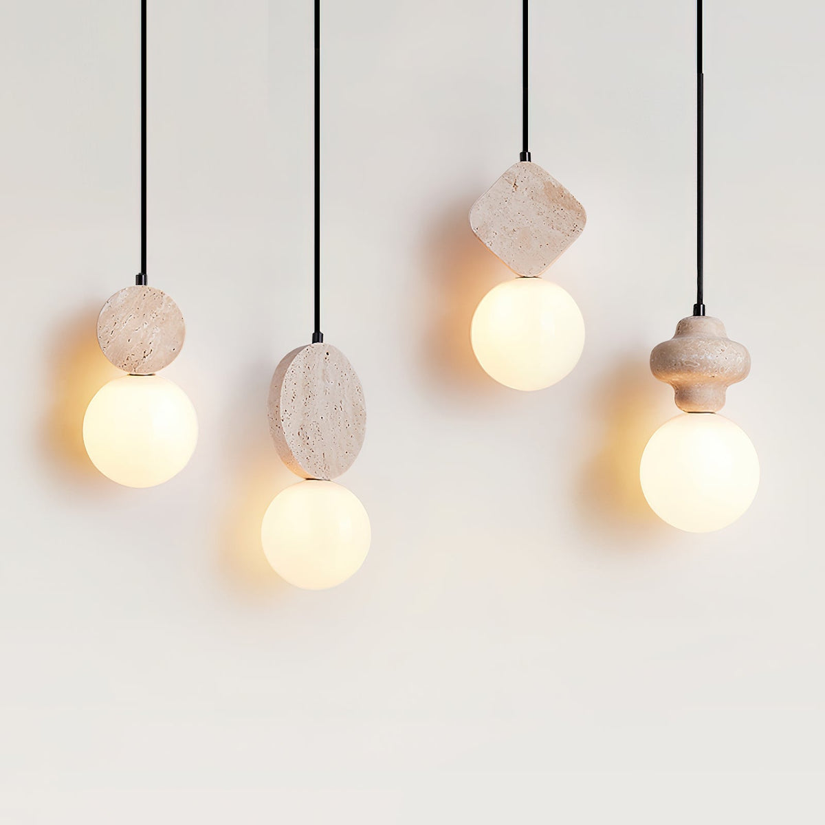 Yardenash Travertine Pendant Light-Moonnatur