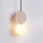 Yardenash Travertine Pendant Light-Moonnatur