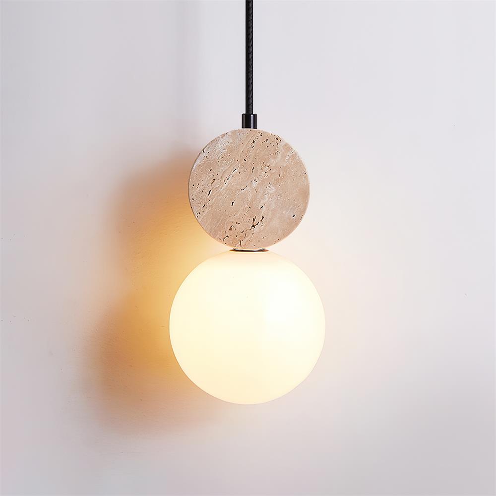 Yardenash Travertine Pendant Light-Moonnatur