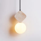 Yardenash Travertine Pendant Light-Moonnatur