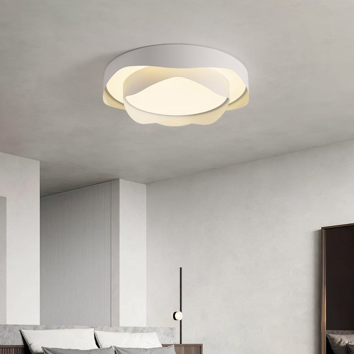 Aldricera Acrylic Ceiling Light-Moonnatur