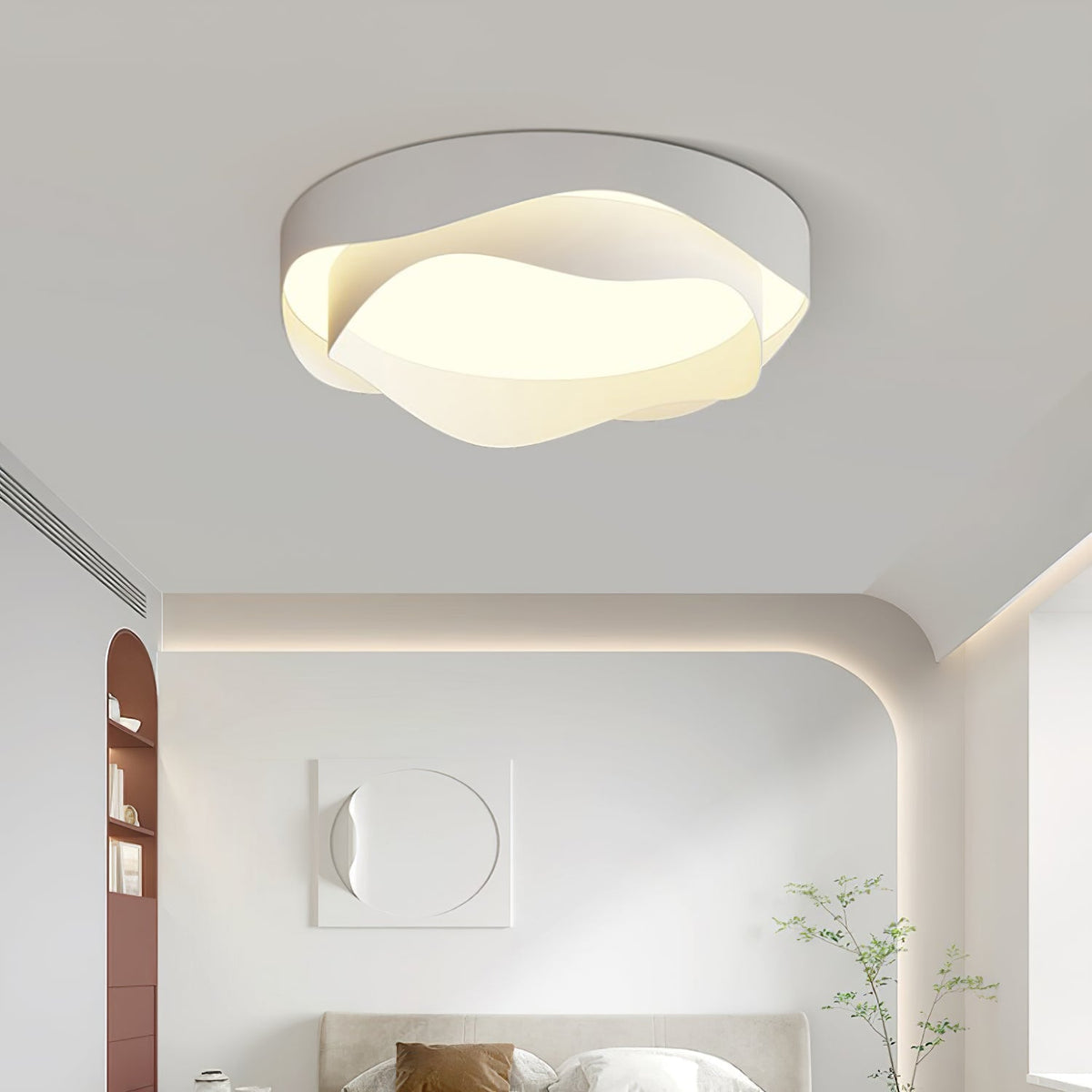 Aldricera Acrylic Ceiling Light-Moonnatur